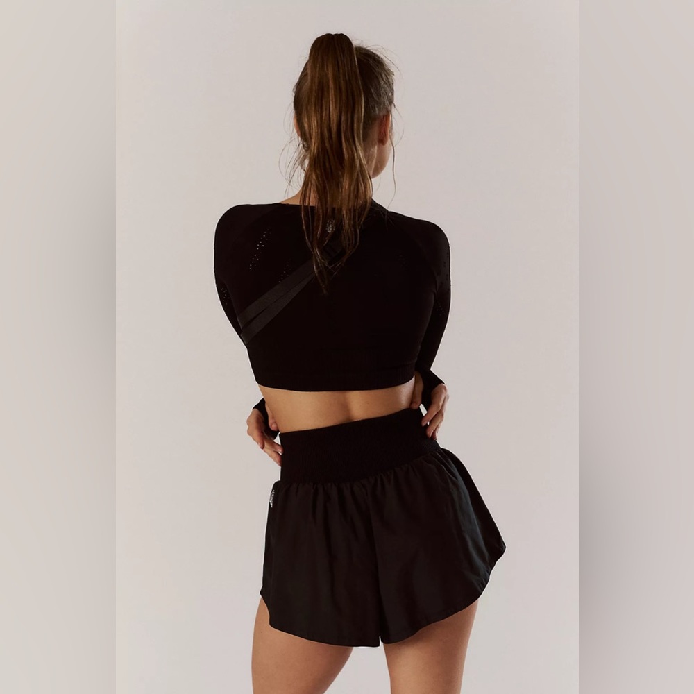 NWT Free People Carpe Diem Shorts in Black XS - Picture 2 of 12